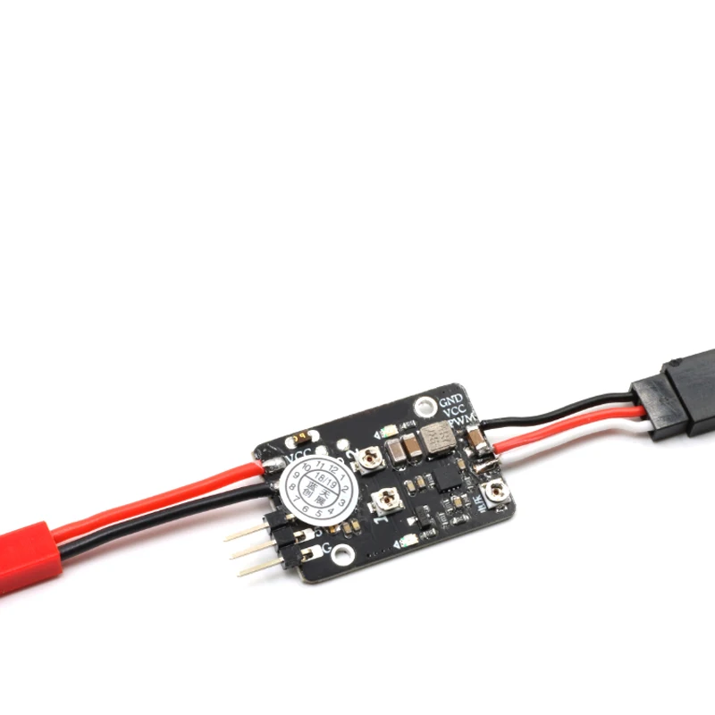 

5-28V Mini PWM Electronic Retractable Landing Gear Skid Controller Module Connector Output 5-9V for Fixed Wing FPV DIY RC
