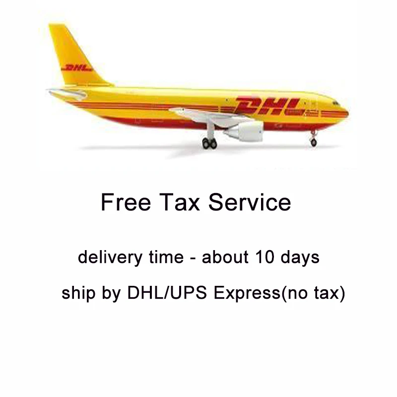 

Shipment by DHL/UPS Prepaid Tariff Tax Duty Service, For EU Countries Tax Exemption Service, about 7-12days delivery time