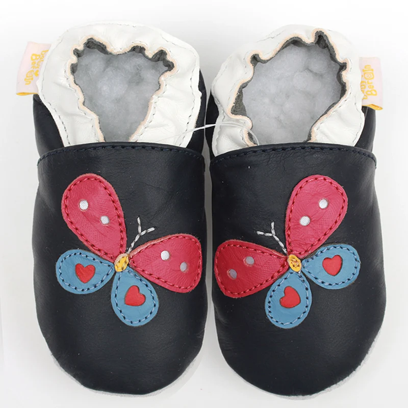 

Leather Baby Moccasins Butterfly Baby Shoes First Walker Winter Baby Shoes Girls First Walkers Newborn Baby Shoes Girl Slippers