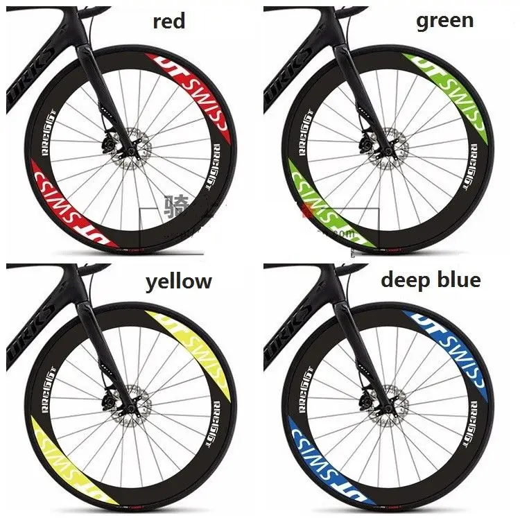 Perfect Road Bike  Two Wheels Stickers for DT Bicycle Race Cycling Reflective Decals 3