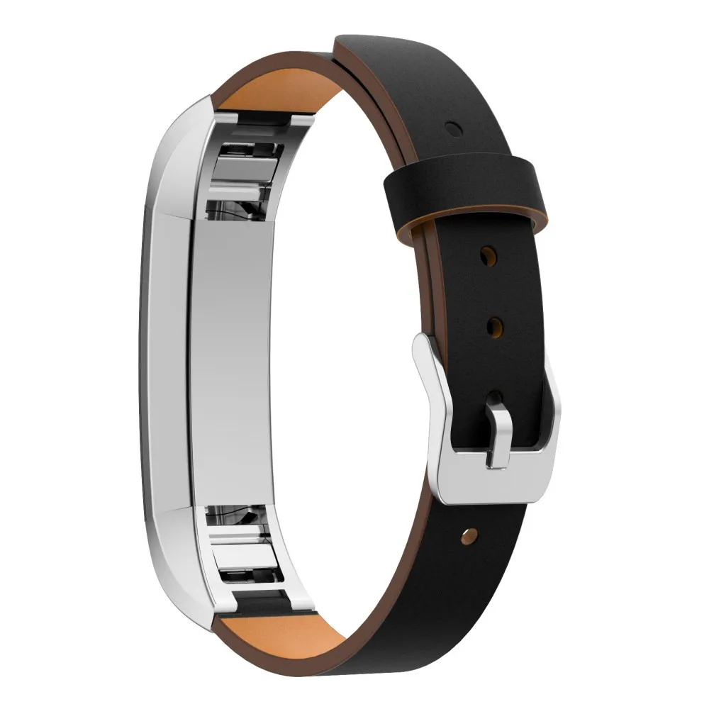 Черный, коричневый ремешок из натуральной кожи для Fitbit Alta, сменный ремешок, браслет для Fitbit Alta HR, ремешок для отслеживания