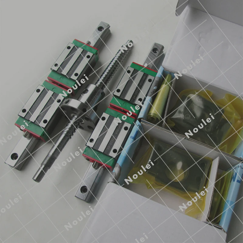 

3 PCS SFU2005 ball screw +6 PCS HGR20 guide rail +12 PCS HGH20 slider for XYZ axis and its supporting products