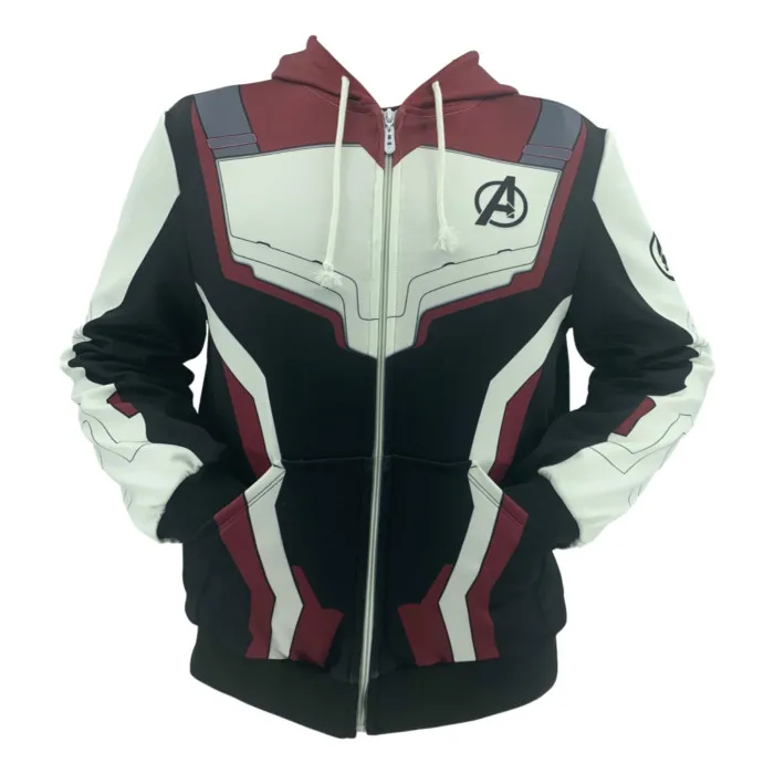 Avengers Endgame Cosplay Hoodies 3D Pullover Sweatshirt Quantum Realm Costumes Sweatshirt Hoodies Zipper
