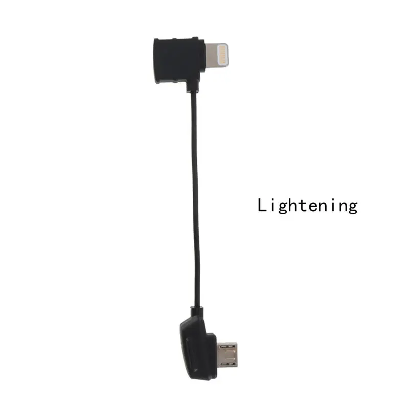 Дрон DJI Mavic Air/Pro RC кабель Lightning type-C Стандартный/Обратный разъем Micro USB для Android/iPhone - Цвет: Lightning Connector