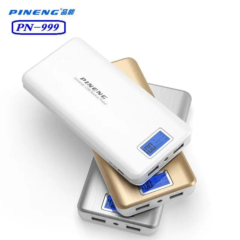 Sales Pineng Power Bank 20000mAh PN-999 Dual Micro USB Portable Charger External Battery Better Than Xiaomi Powerbank for iphone | Мобильные