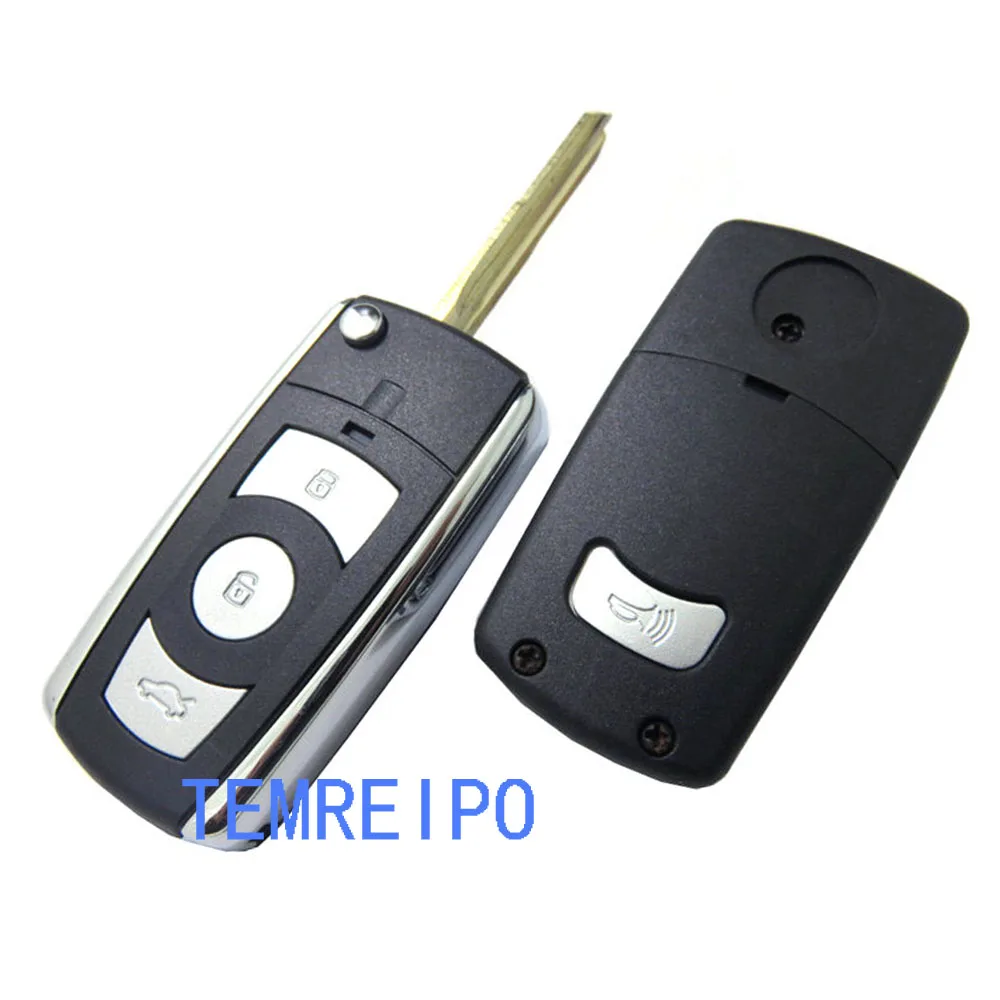 

10pcs/lot 2+1 buttons modified flip key shell for KIA Cerato Left Blade