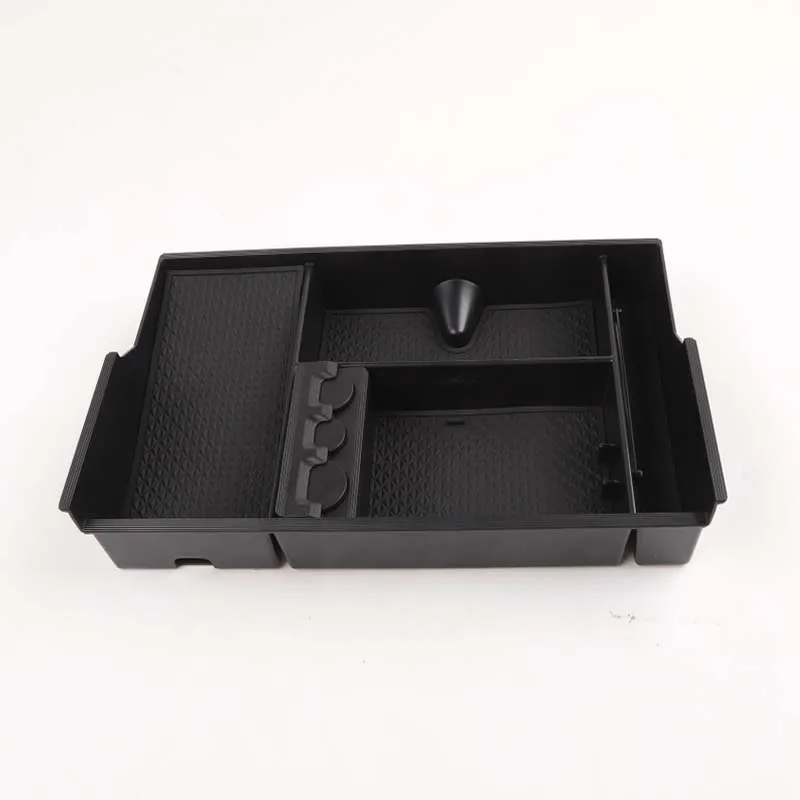 

YAQUICKA Fit For Toyota Tundra 2007-2018 Car Accessories Armrest Storage Box ABS Black Interior Car Styling 1Pcs