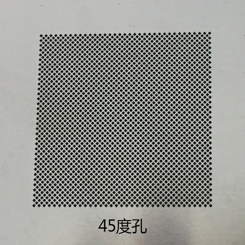 Tin Plant Stencil with 45 Degree Holes_
