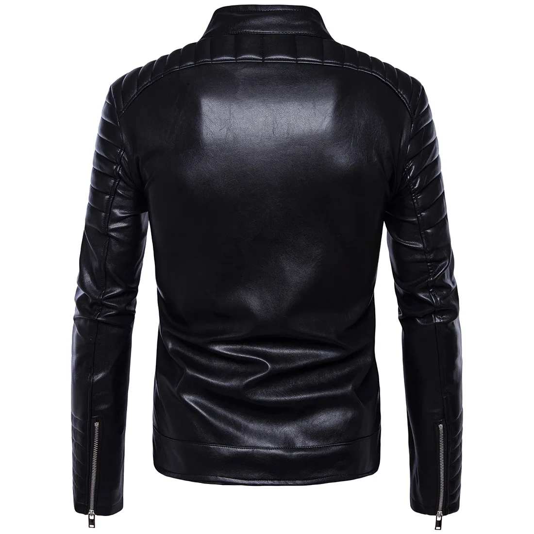 Мужская мотоциклетная утепленная куртка из искусственной кожи, пальто, зимняя верхняя одежда, пальто [слова Ouma, импортные товары, локомотив, кожа, мода