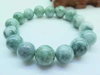 

Light Green Smooth Jade Beads Bracelet Jade Bracelet Xlee free shipping