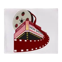 Theater Cinema Film Soft Fleece Throw Blanket Solid 350G Thicker Blankets on Sofa/Bed Throw Blanket
