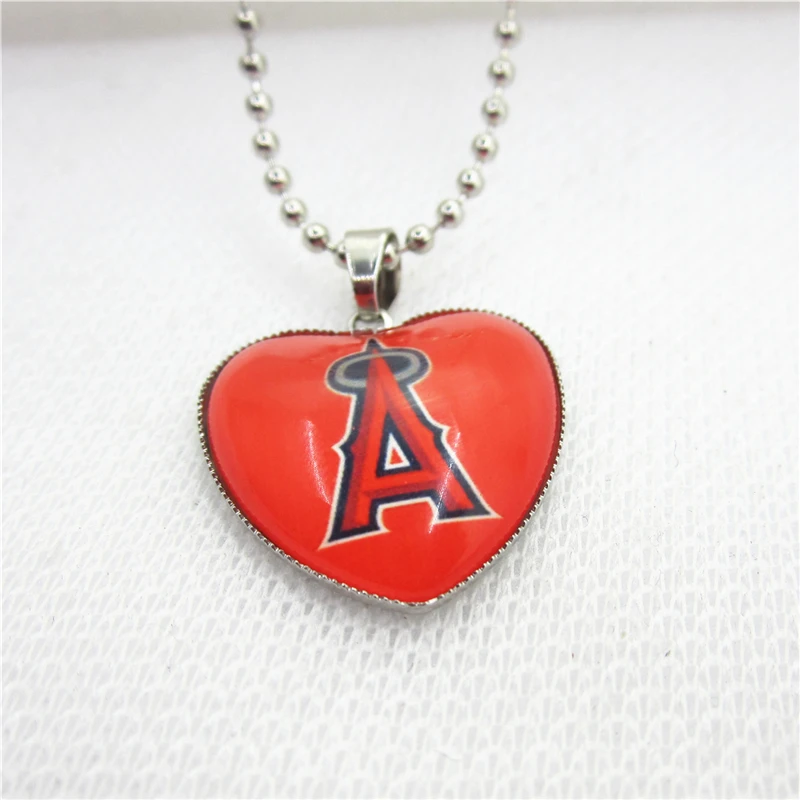 10pcs/lot USA Team Los Angeles Angels Necklaces with 45cm Beads Chains