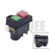 Interrupteur électromagnétique étanche IP55 | Bouton poussoir, 4 broches AC250V 16A outil électrique de démarreur magnétique, commutateurs de sécurité pour machines-outils ► Photo 1/6