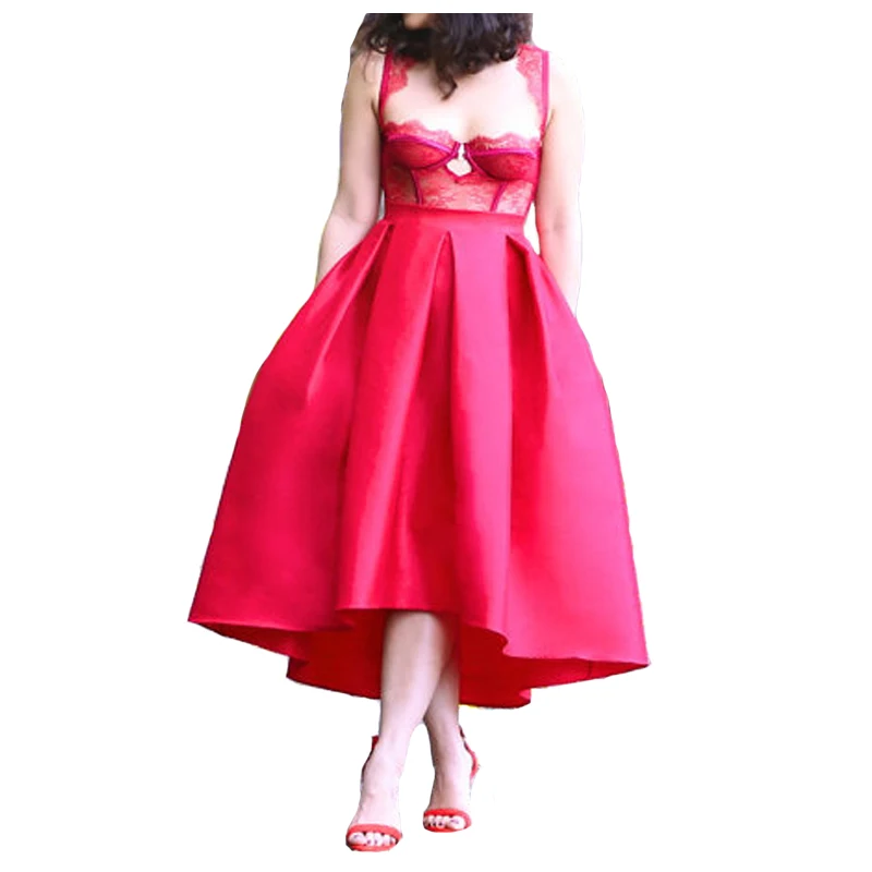 high low evening skirt