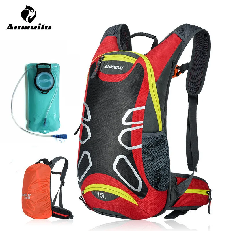 Top Anmeilu 18L Bicycle Cycling Backpack Waterproof Nylon Road Mountain Bike Hydration Backpack Pack Breathable Sport  Rucksack 0