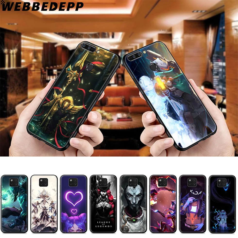 WEBBEDEPP League of Legends Soft Case for Huawei Mate Honor 20 6A 7A 7C 7X 8 9 9X 10 View Lite Pro 30 |