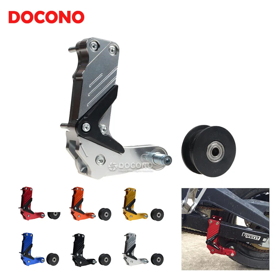 

DOCONO Motorcycle CNC Aluminum chain auto tensioner For yamaha tmax530 bws 125 tmax500 ys 125 kawasaki ninja 300 z1000 z800