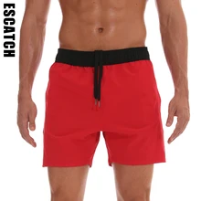 Escatch Мужская для спортзала шорты с карманом Новая летняя дышащая уличная спортивная одежда с эластичной резинкой на талии, ES10T