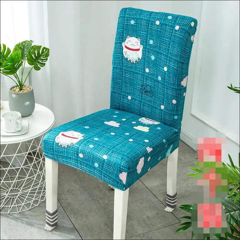 

Home Restaurant Hotel Stretch Dining Table Chair Set Concise Chair Set Simple Chair Set Cover Fabric Wholesale for Living Room