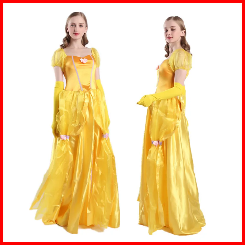 Костюм для косплея Beauty and the Beast женский костюм Хэллоуина 2019|Игровые костюмы| |