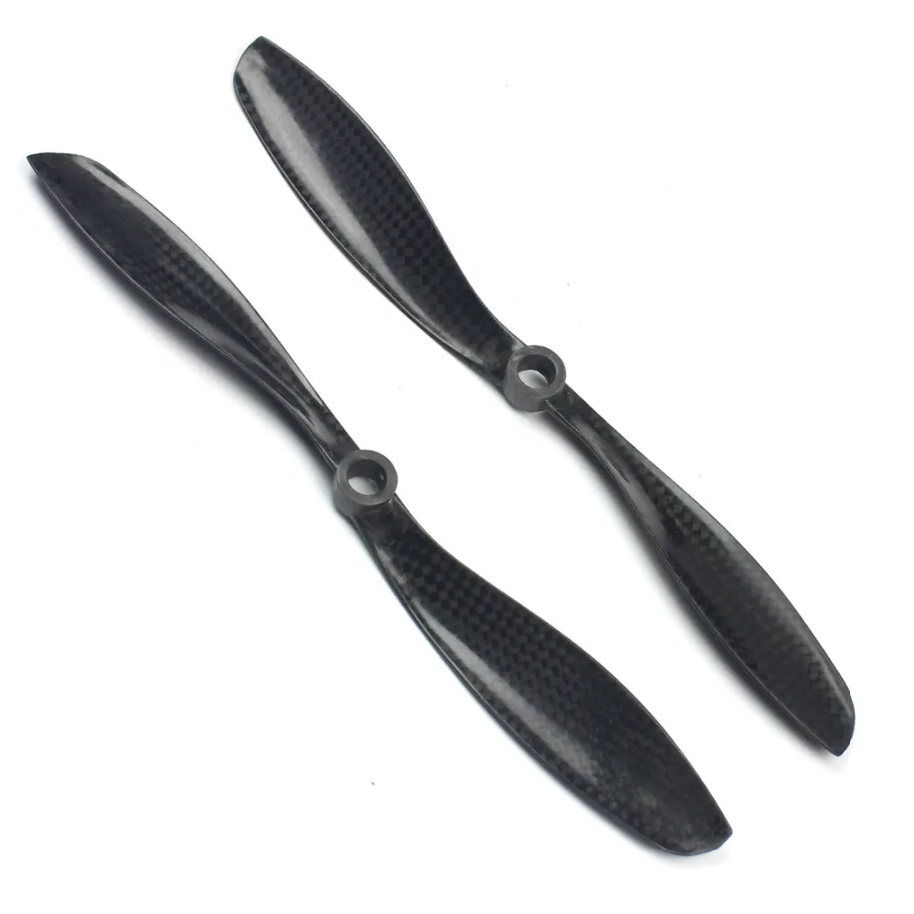 4 Pairs 8.0x4.5 8" 3K Carbon Fiber Propeller CW CCW 8045 CF Props Propellers for DJI Motor for DJI Model Plane Accessory