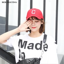 BERTHATINA Для мужчин Для женщин буквенно-цифровой вышивка C Бейсбол Кепки папа шляпа тенденции моды открытый Кепки Кости Snapback Кепки s Casquette