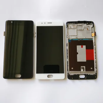

Black/White 5.5 inch For Oneplus 3 Oneplus 3T 1+ 3 A3000 a3003 Full LCD Display Touch Screen Digitizer Assembly With Frame