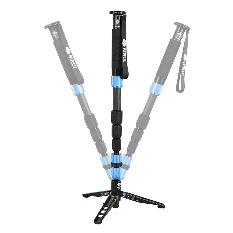 US $270.00 Sirui Unipod Monopod P224S Carbon Fiber Camera Tripod Leg Support Video Camcorder Professional Light Weight DHL Free Shipping