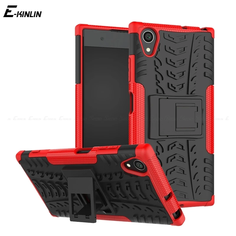 

TPU PC Armor Stand Cover For Sony Xperia 10 XZS XZ1 XZ2 Compact XZ3 XA1 XA2 Plus XA Ultra XZ Premium L3 L2 L1 Phone Case