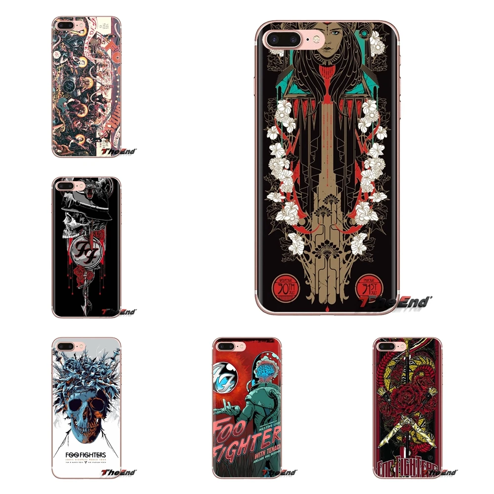 

TPU Transparent Cases Cover Ken Taylor Foo Fighters Poster For iPod Touch Apple iPhone 4 4S 5 5S SE 5C 6 6S 7 8 X XR XS Plus MAX