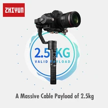 Zhiyun Crane Plus 3 Axis 3-Axis Handheld Gimbal Stabilizer for All Models of DSLR Mirrorless Canon 5D2/5D3/5D4 MINI DSLR Camera zhiyun crane 2 dslr gimbal stabilizer 3 axis brushless handheld video camera stabilizer kit for mirrorless camera load 3200g