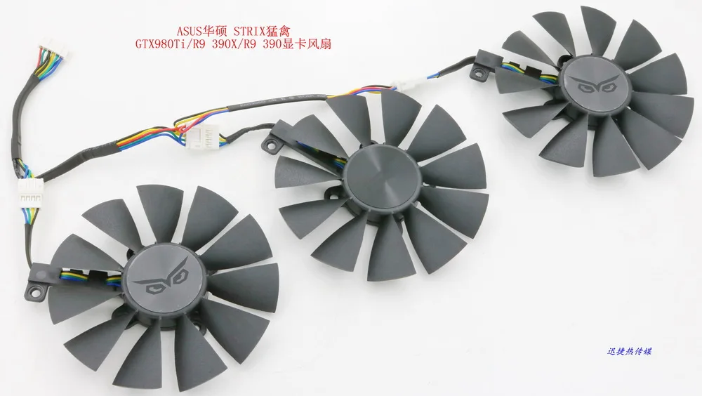 Prix pour Nouvelle D'origine pour ASUS STRIX Raptor GTX980Ti/R9 390X/R9 390 carte graphique ventilateur de refroidissement FONSONING Prix pour Nouvelle D'origine pour ASUS STRIX Raptor GTX980Ti/R9 390X/R9 390 carte graphique ventilateur de refroidissement FONSONING