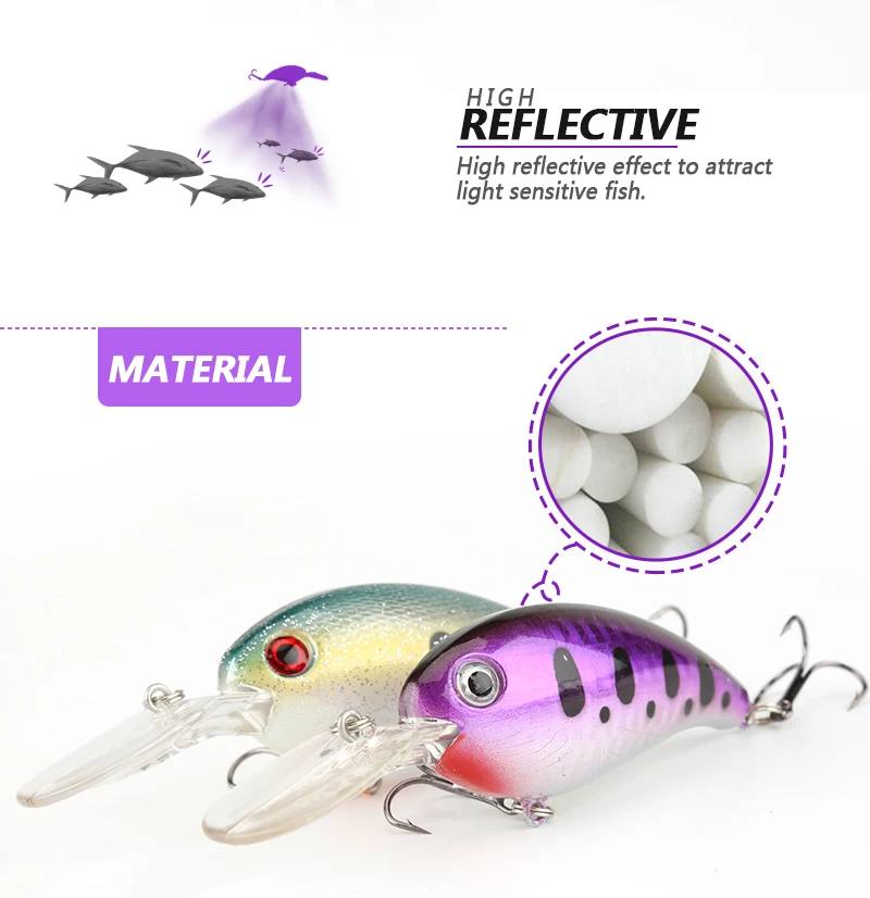DONQL Minnow Crankbait Fishing Lure 14g 10cm Wobblers Artificial Bait Bass Fishing Lures Hard bait Pesca Fishing Tackle (8)