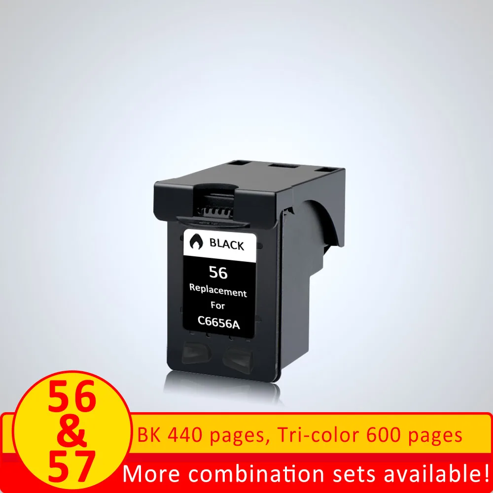 hp black print cartridge 56 c6656a