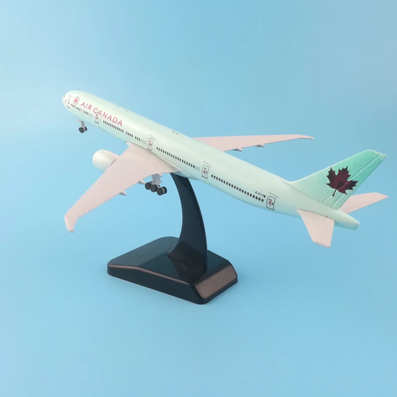 JASON TUTU Plane Model Airplane Model AIR CANAD Boeing 777 Aircraft Model 1:200 Diecast Metal 20cm Airplanes Plane Toy Gift