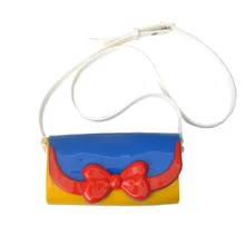 Мини Мелисса милая сумка Микки Минни г. Оригинальная Желейная обувь для девочек сумка с песочницей 4 цвета золотой/красный/синий/черный