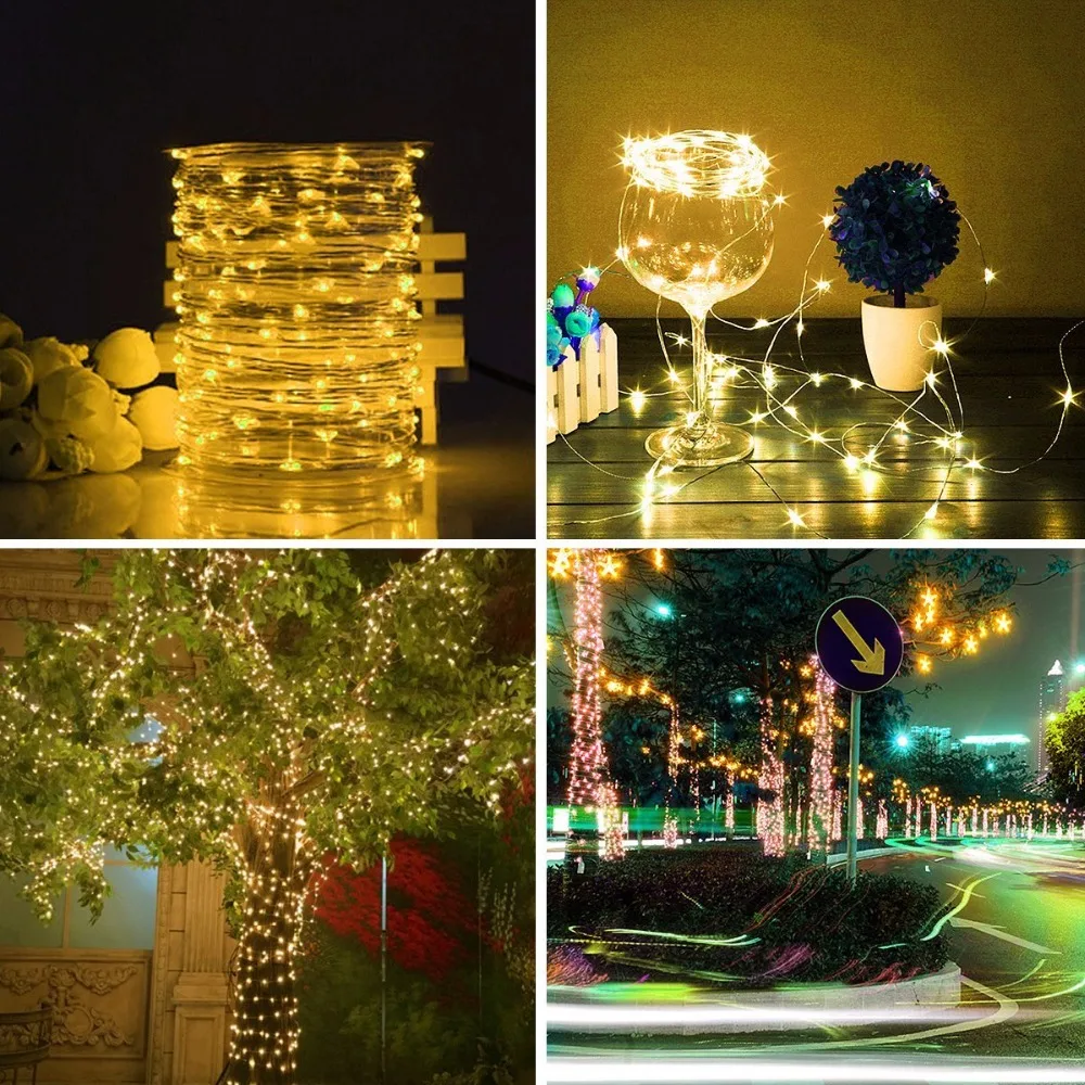 string lights led holiday lighting for garden fairy christmas home room decortaion (59)