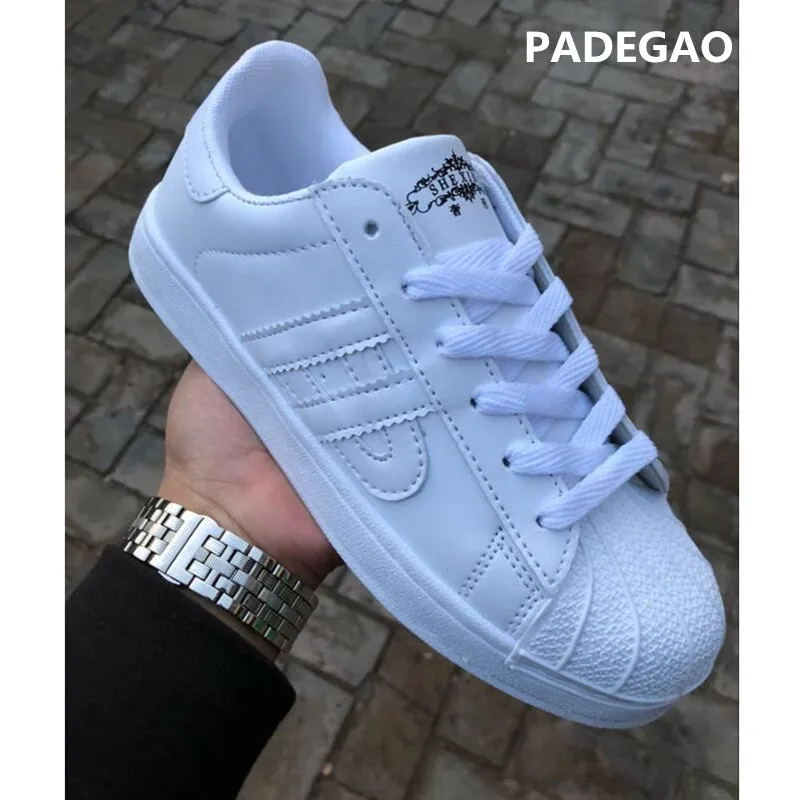 

PADEGAO Women Casual Shoes Wild White Shoes Platform Sneakers Zapatos Dama Women College Style Vulcanize Shoes Ladies Trainers