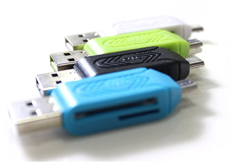 Горячая USB OTG кардридер USB 2,0 концентратор Micro USB TF карта памяти кардридер адаптер высокого качества для ПК OTG Мобильный телефон