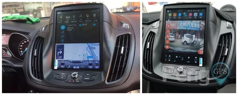 Android 7,1 Автомагнитола для Ford Kuga 2013 gps-навигация, dvd-плеер Tesla вертикальный ips экран 2G+ 64G головное устройство