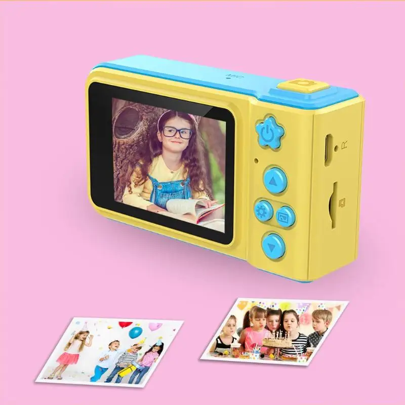 1080 P 2,0 дюймов Мини Цифровая камера милый мультфильм дети Cam перезаряжаемые HD камера Поддержка TF карты для игрушка-подарок для детей