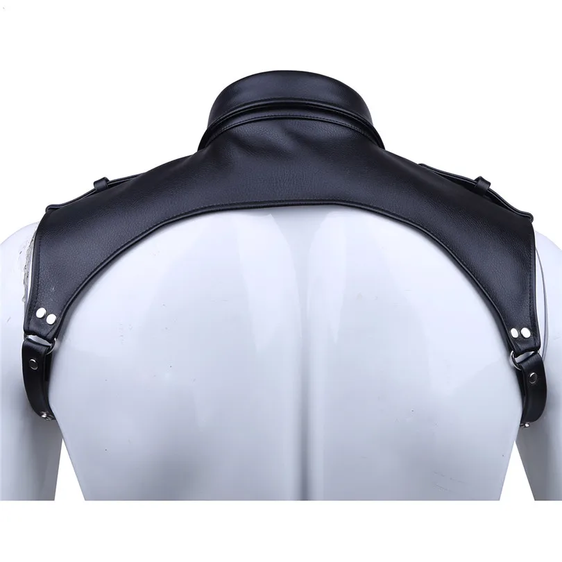 TiaoBug искусственная кожа Регулируемый мужской нагрудный ремень для тела нагрудный костюм бандаж Горячая сексуальная БДСМ Связывание экзотические взрослые мужчины s белье