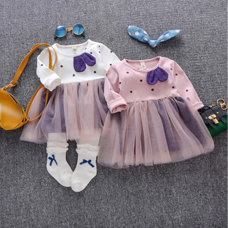 

spring newborn baby girls 1st birthday dress outfits costume for infant baby girls clothing princess party tutu dresses dress