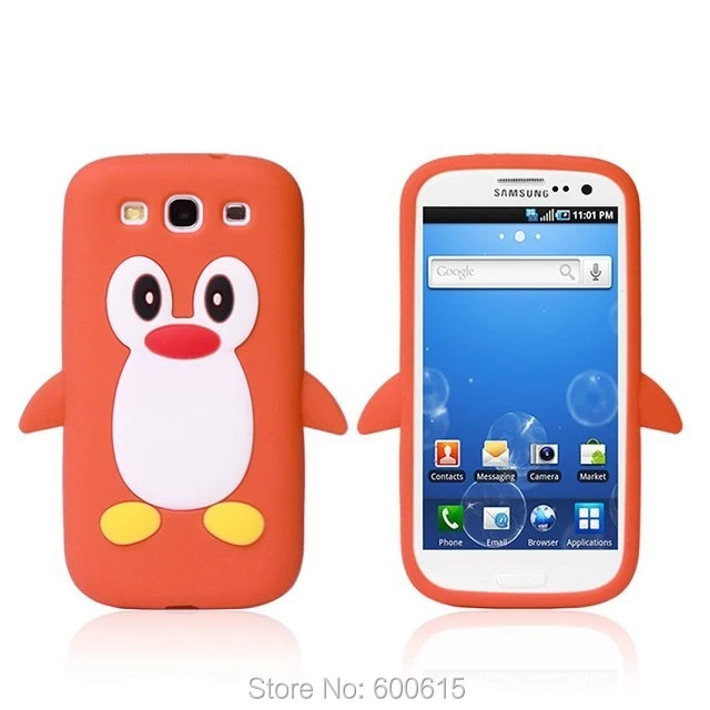 Samsung galaxy s3 i9300 penguin silicone case (15)