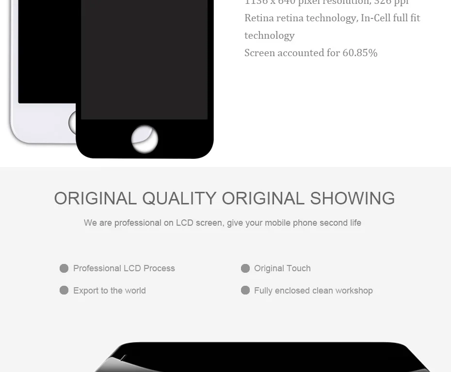 HORUG AAAA Quality Screen LCD For iPhone 5 5C 5S Screen Display Assembly Replacement LCD 5 5C 5S Digitizer Touch Screen LCDS (2)