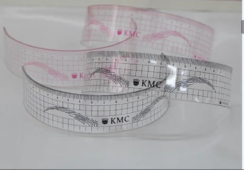 

Freeshipping 10Pcs Newest Design Eyebrow Stencils &Eyebrow Rulers For Permanent Makeup
