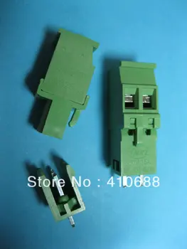

100 Pcs Pluggable Type Straight-pin Green Color 2way/pin Pitch 5.08mm Screw Terminal Block Connector 2EDCD-5.08A-2EDCV HOT Sale