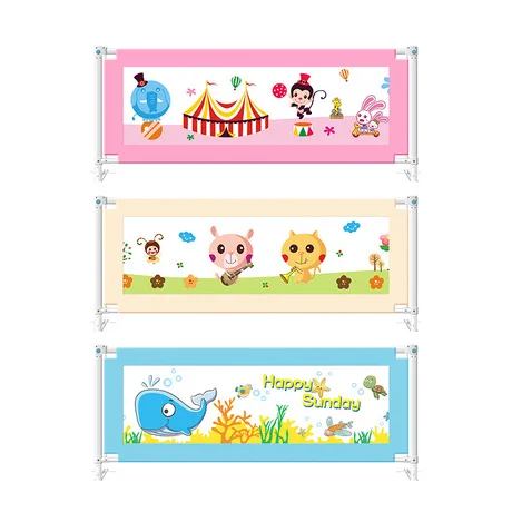 Baby Playpen 1.2/1.5/1.8/2 meters Vertical Lift baby fence barriere de securite enfant bed rail barrera cama barandilla cama
