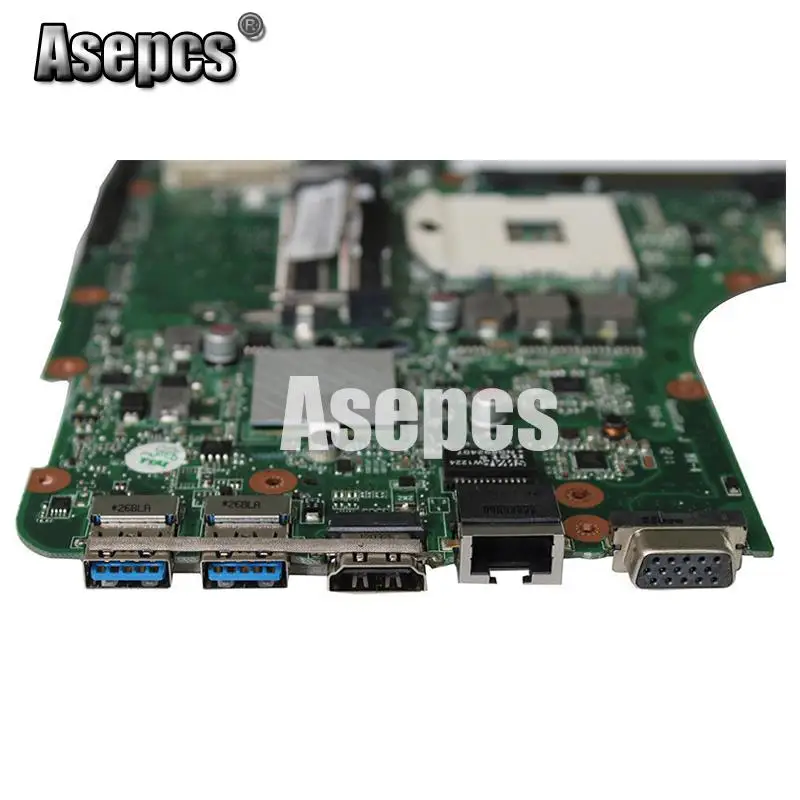 Asepcs N55SF материнская плата для ноутбука For Asus N55SL N55S тест оригинальная