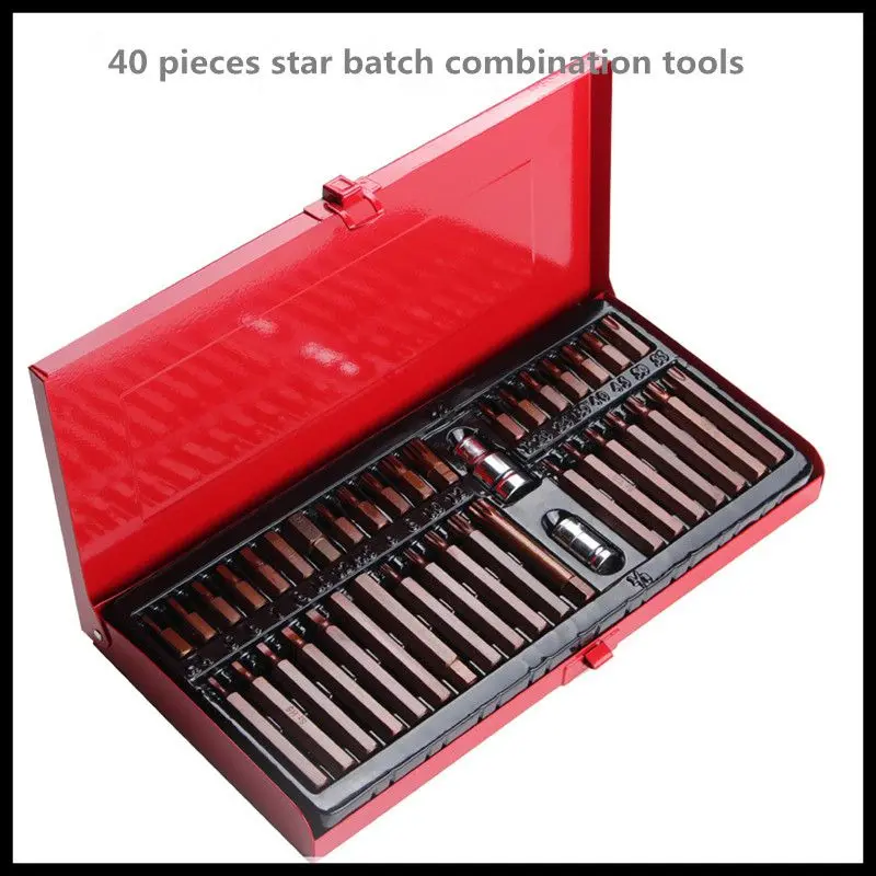 

40 pieces star batch sets of combination tools approved sets wrenches sets of tools ratchet wrenches tool kits
